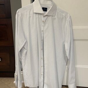 Elegant White Dress Shirt for Men